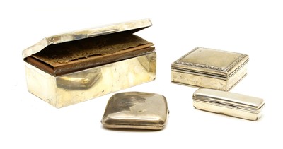 Lot 224 - A silver cigarette box