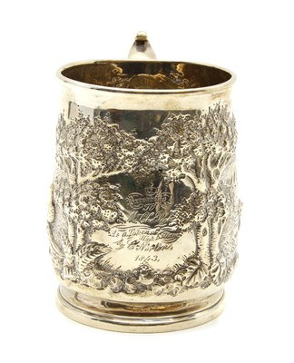 Lot 523 - A George II silver mug