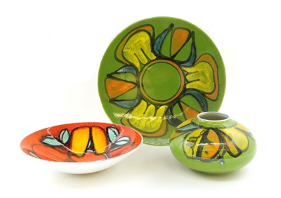 Lot 151 - A collection of Poole Pottery Delphis items