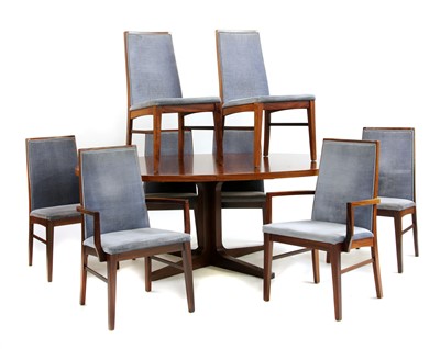 Lot 158 - A Danish rosewood dining suite
