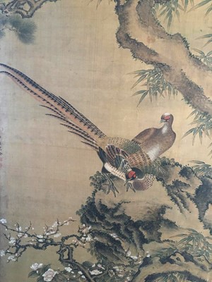 Lot 92 - A Chinese gouache painting