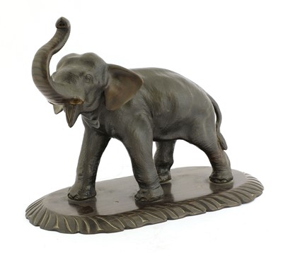 Lot 130 - A Japanese bronze model