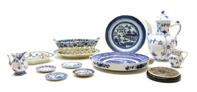 Lot 171A - A Royal Copenhagen Blue Fluted Lace teapot