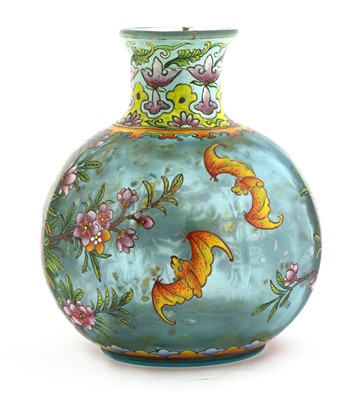 Lot 83 - A Chinese Peking glass vase