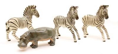 Lot 157 - A Beswick Hippopotamus