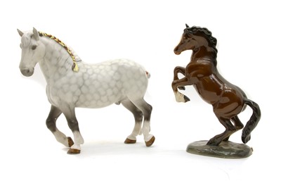 Lot 547 - A Beswick Percheron horse
