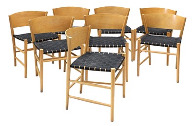 Lot 468 - A set of eight Danish dining chairs