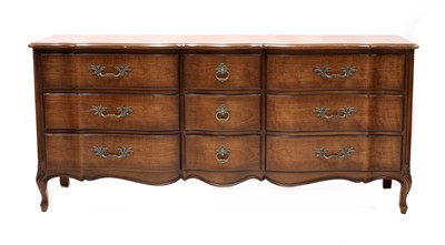 Lot 897 - A walnut chest