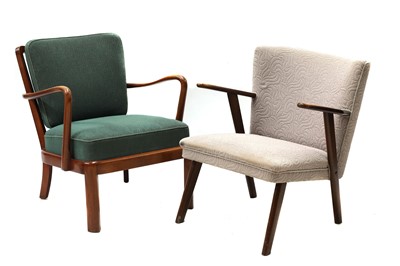 Lot 394 - Two armchairs