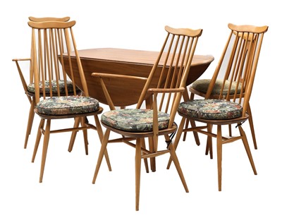 Lot 119 - An Ercol dining table and chairs