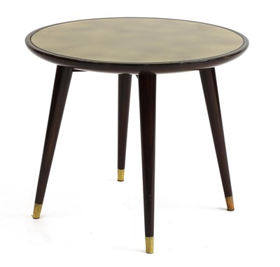 Lot 297 - A circular coffee table from the cruise ship 'Giulio Cesare'