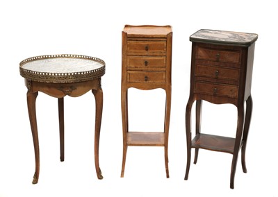 Lot 903A - Three parquetry tables