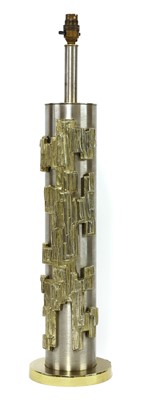 Lot 150 - A brutalist table lamp