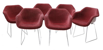 Lot 81 - A set of six Hille moulded chairs
