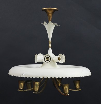 Lot 444 - An Italian two-tier hanging light