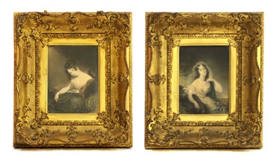 Lot 629 - A pair of 19th century gilt gesso picture frames