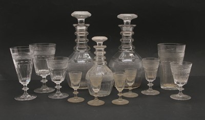 Lot 259 - A suite of Waterford cut glass