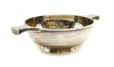Lot 159 - A silver quaich, Chester 1962