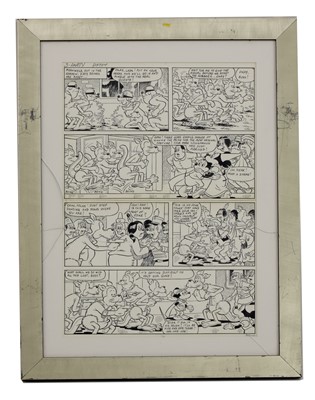 Lot 204 - Seven Walt Disney storyboards