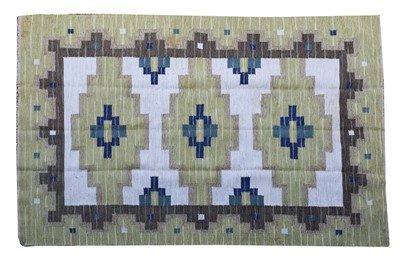 Lot 209 - A Swedish flat-weave rug