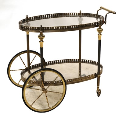 Lot 122 - An oval trolley