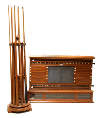 Lot 336 - An Edwardian snooker scoreboard by Thurston & Co. Ltd.