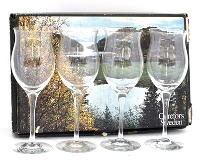 Lot 477 - A collection of twenty-seven Swedish Orrefors ‘Lisa’ glasses
