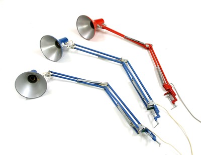 Lot 271 - Three anglepoise lamps