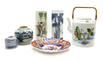 Lot 286 - Three Chinese sleeve vases