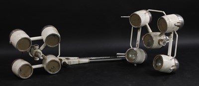Lot 780 - A five-light operating theatre rig