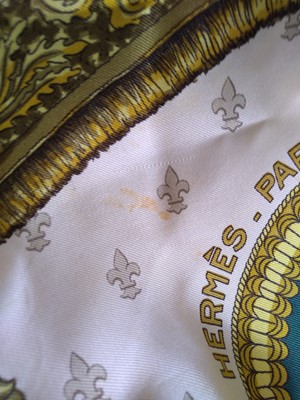 Lot 133 - Two Hermès silk scarves