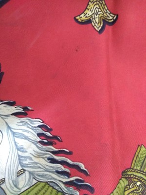 Lot 133 - Two Hermès silk scarves