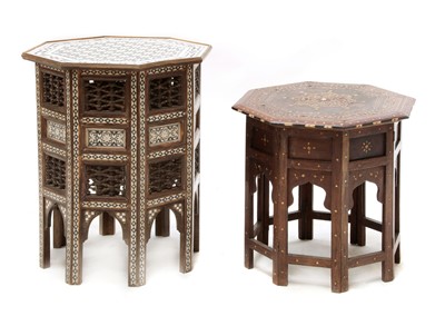 Lot 201 - An Eastern octagonal low table