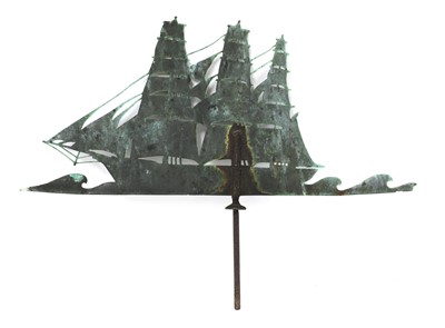 Lot 188 - A copper weathervane