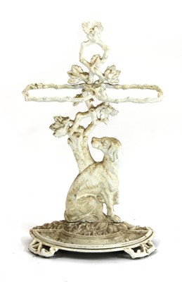 Lot 752 - A Victorian cast iron stick stand