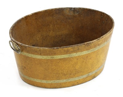 Lot 560 - A papier mâché and scumbled wine cooler