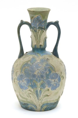 Lot 249 - A William Moorcroft MacIntyre twin handled vase