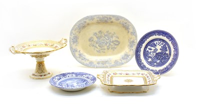 Lot 325A - A large quantity of Victorian and later blue and white pottery