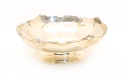 Lot 235 - A silver footed shallow bowl