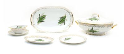 Lot 284 - A Limoges part dinner service