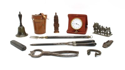 Lot 229 - Miscellaneous items, to include: a quill cutter