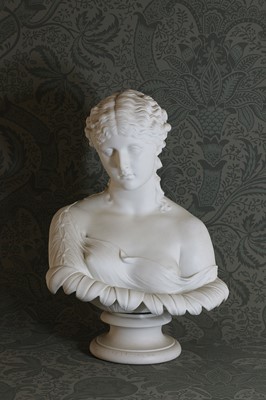 Lot 375 - A Copeland Parian bust after the antique