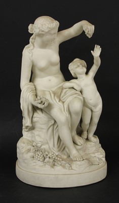 Lot 268 - Bacchus taking grapes from Ino