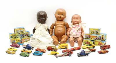 Lot 463 - Three composition dolls