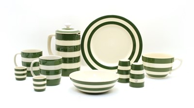 Lot 385 - A TG Green 'Adder' pattern Cornishware part service
