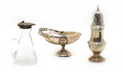 Lot 230 - An Elizabeth II silver sugar caster