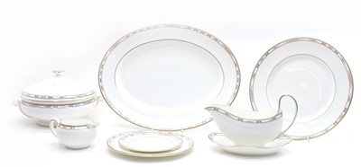 Lot 336 - A Wedgwood 'Colchester' pattern dinner service for eight
