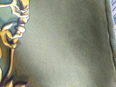 Lot 134 - An Hermès 'Dies et Hore' silk scarf