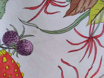 Lot 134 - An Hermès 'Dies et Hore' silk scarf