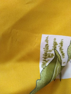 Lot 134 - An Hermès 'Dies et Hore' silk scarf